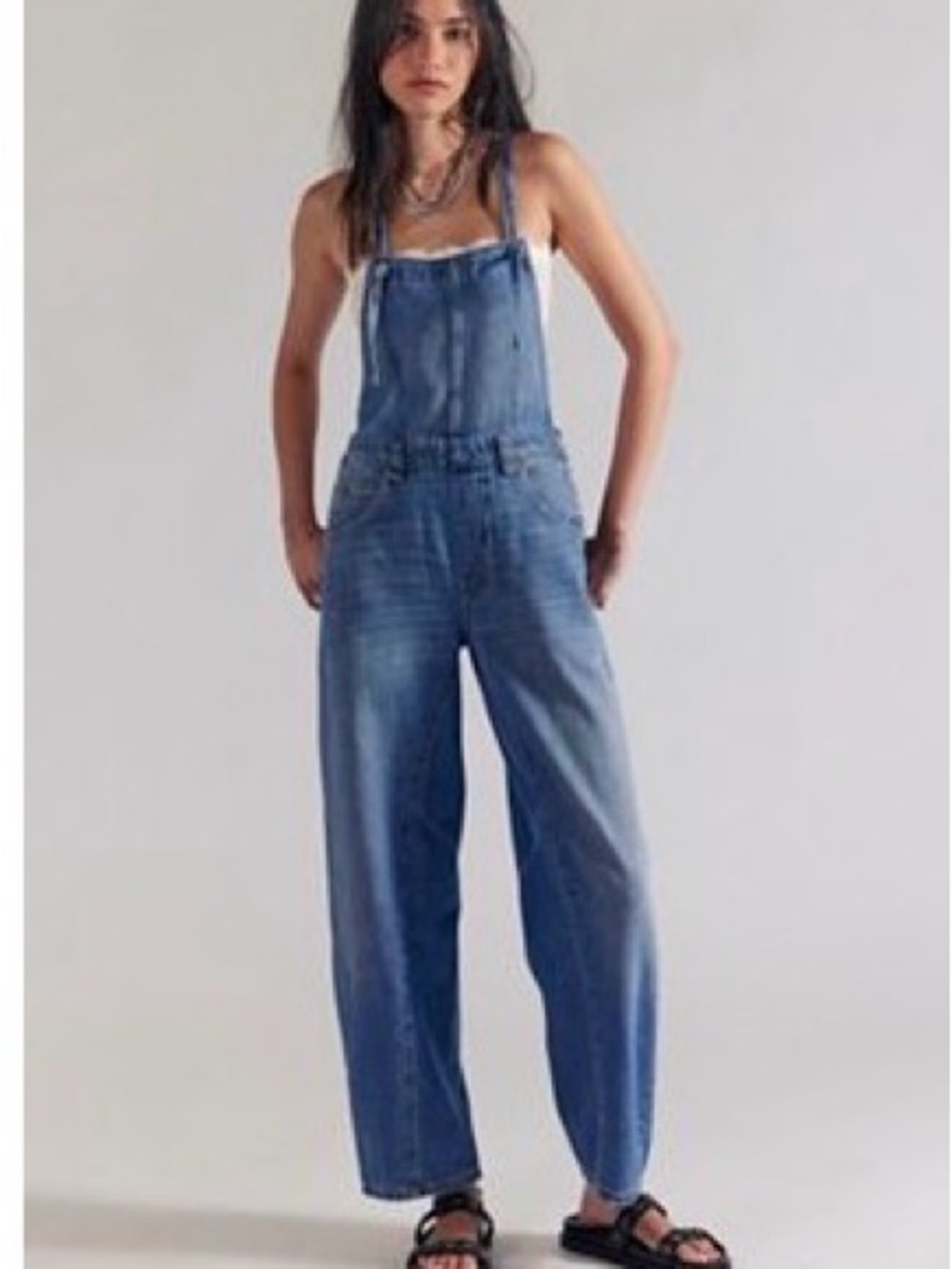 We The Free Rowan Slim Arc Overalls